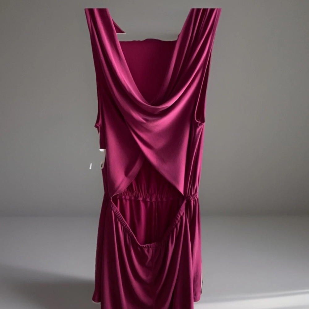 SILENCE + NOISE Anthropologie Women's Romper‎ Shorts  Size Small Raspberry NWT